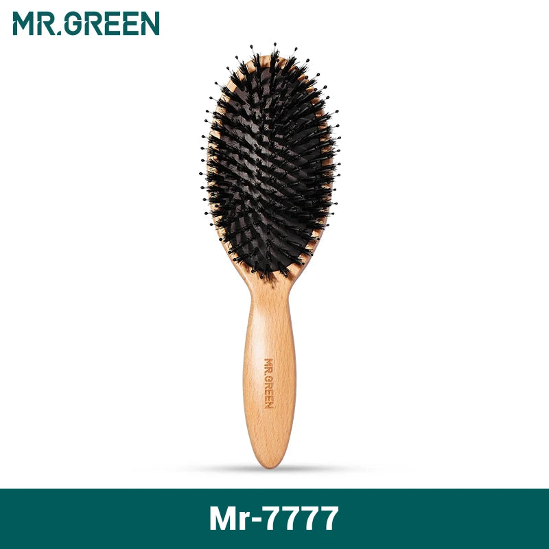 MR.GREEN – brosse à cheveux en poils de sanglier