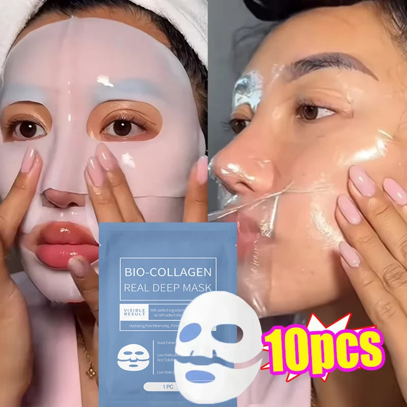 Masque facial Bio collagène, Anti-rides