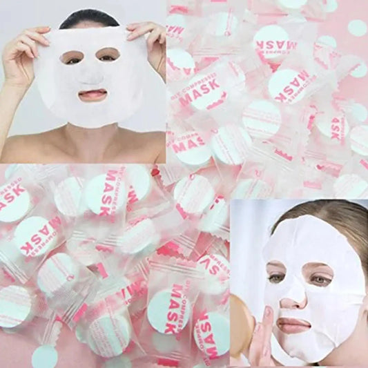 NEW Premium Disposable Compressed Face Mask 