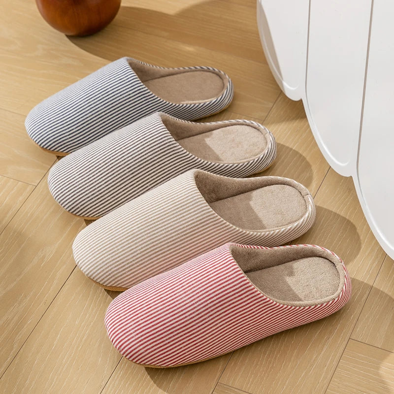 Unisex soft fur slippers