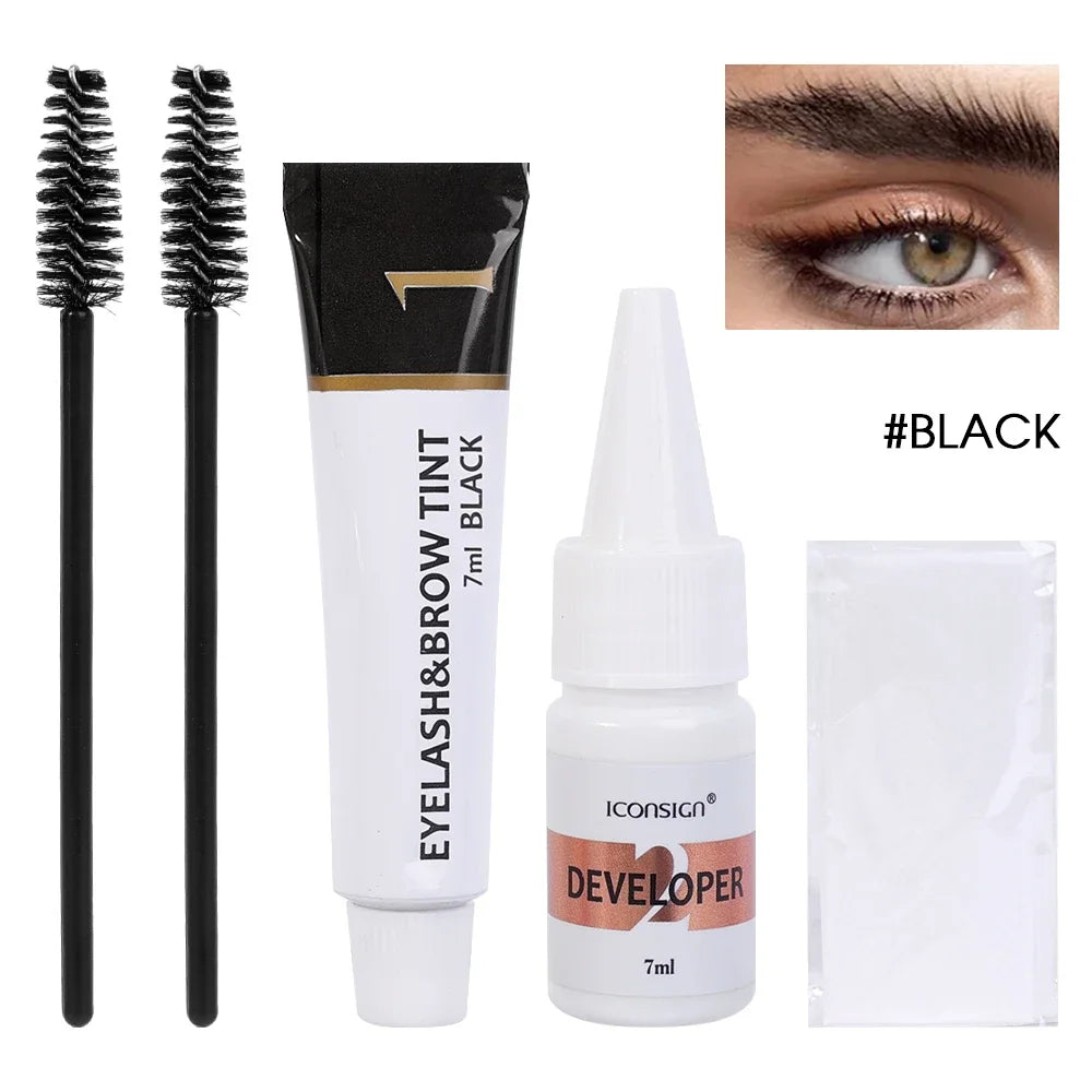 2 in 1 Semi-Permanent Eyelash and Eyebrow Tint Kit