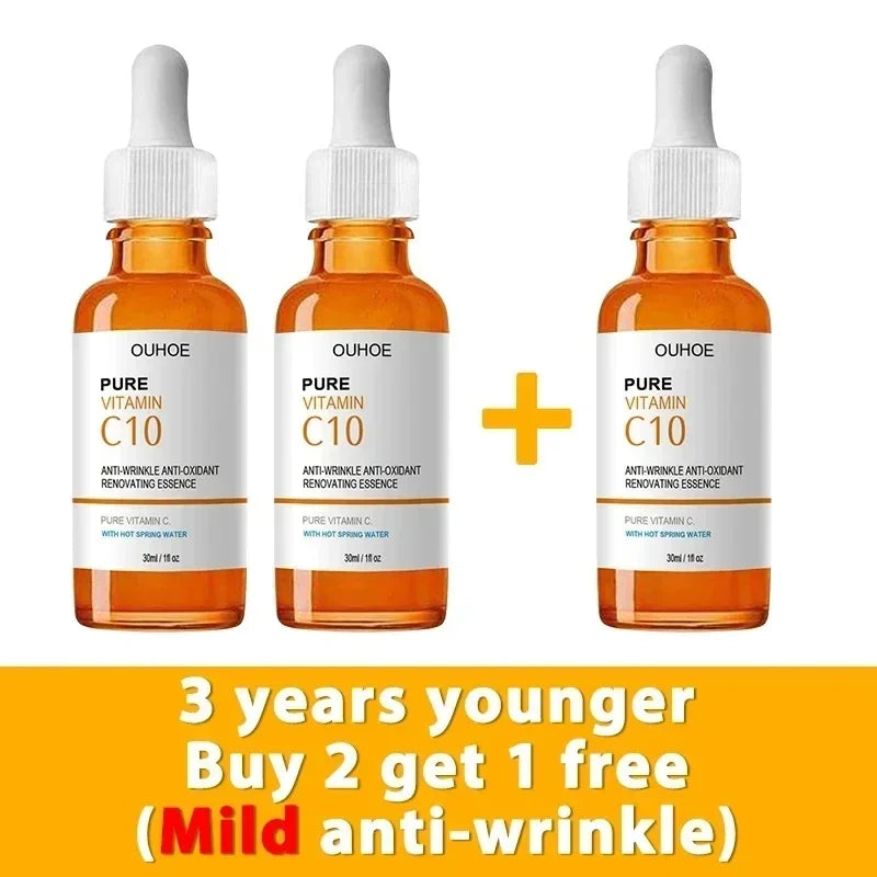 Sérum anti-rides à la vitamine C pour le visage