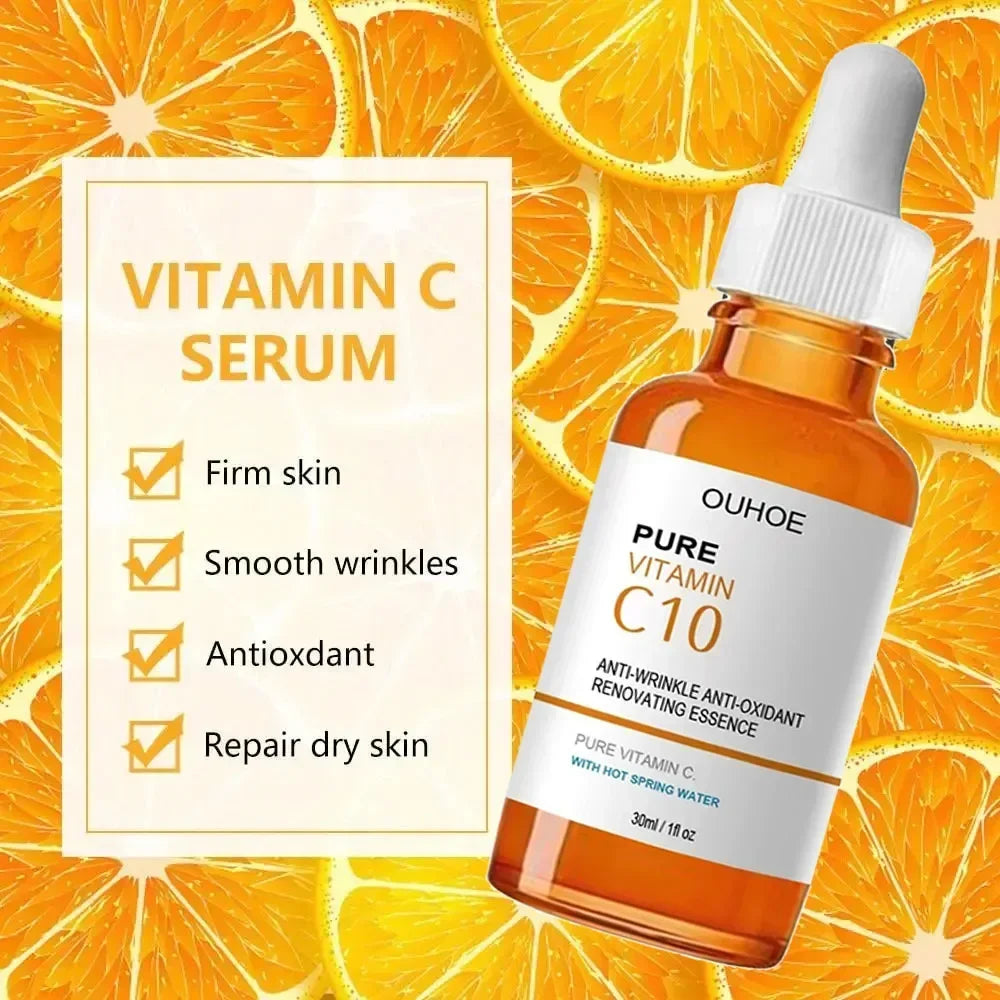 Sérum anti-rides à la vitamine C pour le visage